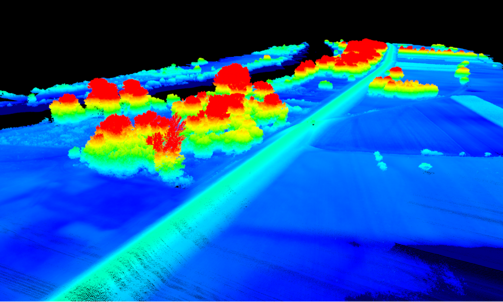 Laser scanning of Vistula River embankments